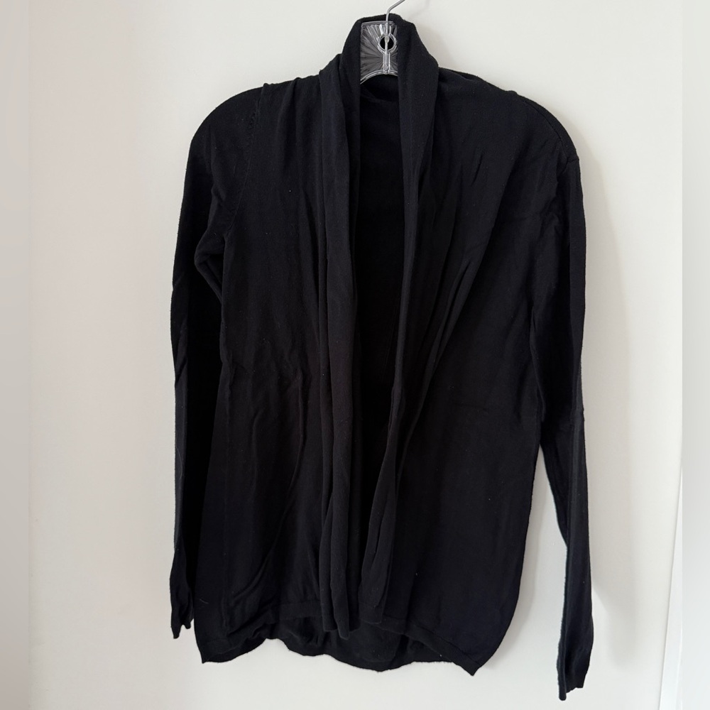 Express Black Open Front Cardigan